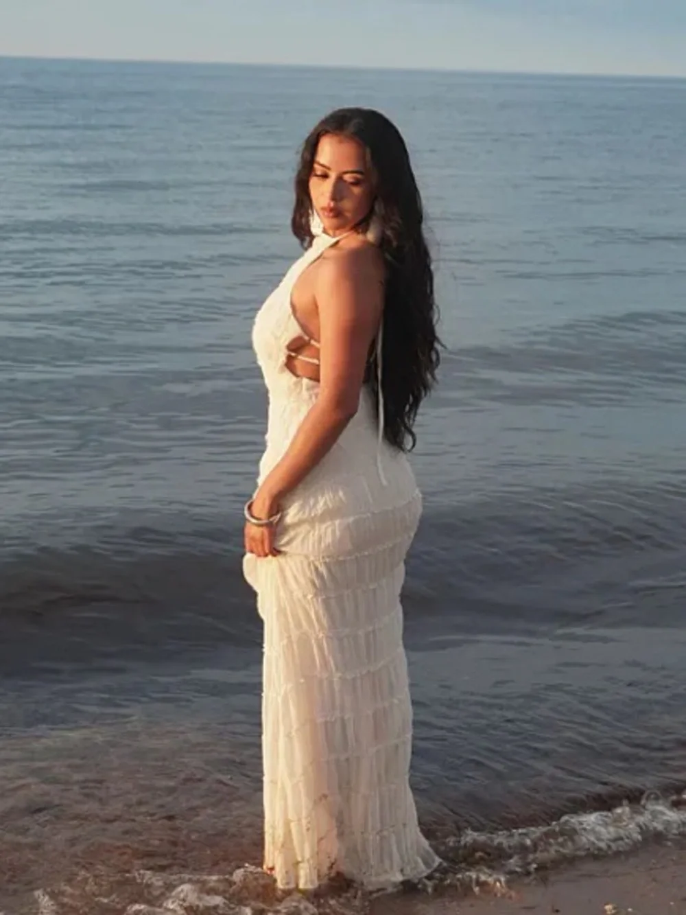 Peppermayo brand new ivory dress